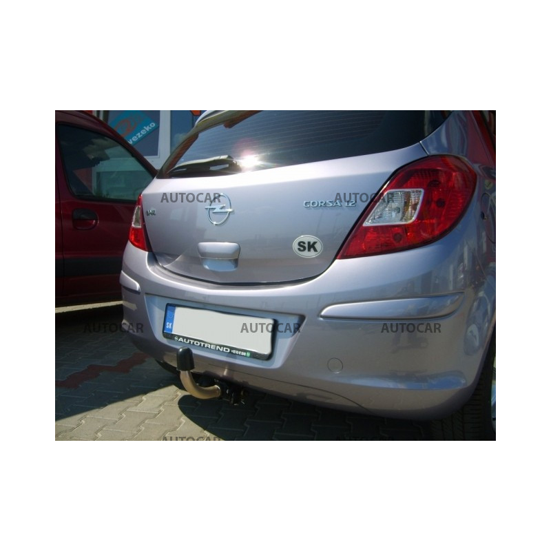 Anhängerkupplung für CORSA - "D" 3,5dv - automat–AHK abnehmbar - von 2006