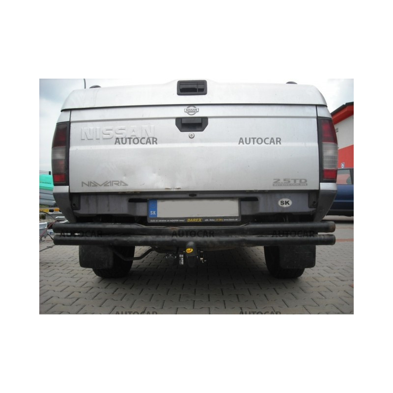 Anhängerkupplung für NAVARA - rúrkový nárazník , ( D 40 ) - automat–AHK abnehmbar - von 2006