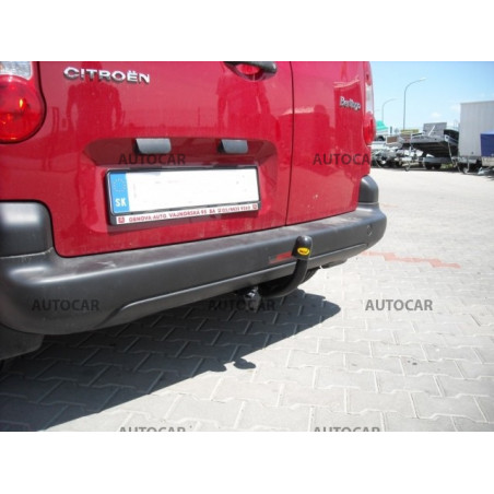 Anhängerkupplung für BERLINGO - Pick Up - manuell–AHK starr - von 2008 Anhängerkupplung für BERLINGO - Pick Up - manuell–AHK starr - von 2008