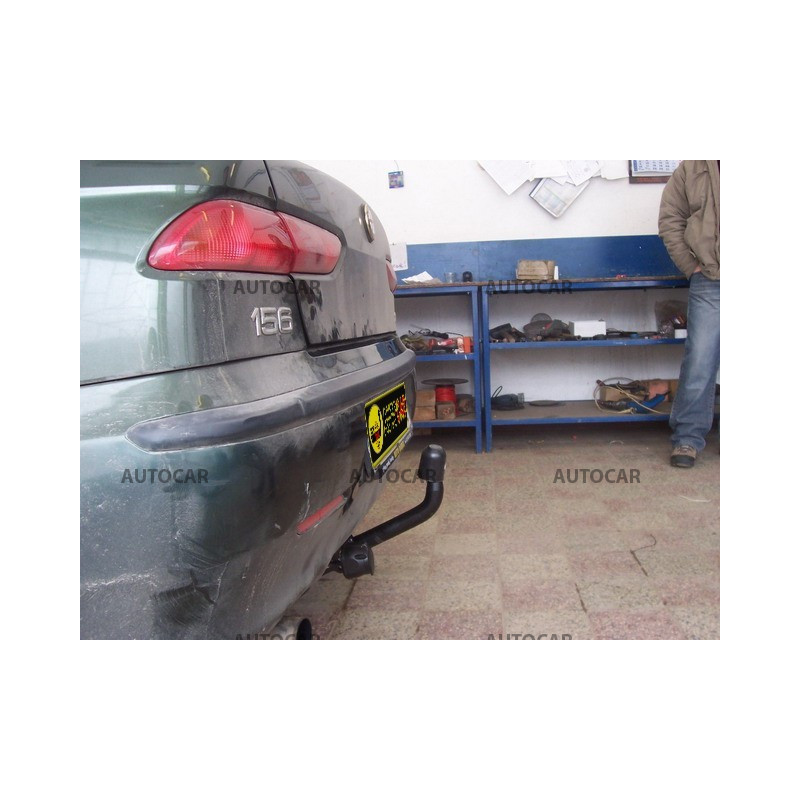 Anhängerkupplung für ALFA 156 - 4-türig - manuell–AHK starr - von 1997 bis 2005/02