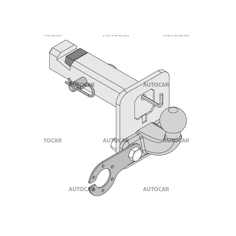 Kugelkopf für die Anhängerkupplung USA (AH-11)