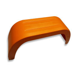 Orangefarbener Kotflügel...