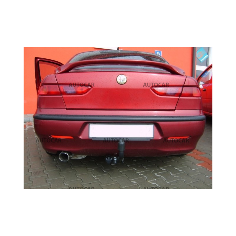 Anhängerkupplung für ALFA 156 - 4-türig - manuell–AHK starr - von 1997 bis 2005/02