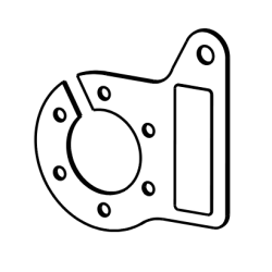 Steckdosenhalter - klappbar