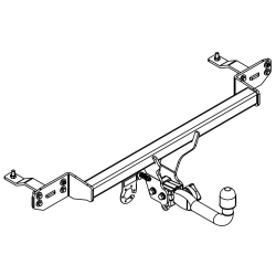 Anhängerkupplung für MG ZS Hybrid+ - automat horizontal–AHK abnehmbar