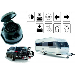 13 PIN fahrzeugspezifisch E-Satz (mit Steuermodul) für Anhängerkupplungen - BMW - mit Blinküberwachung