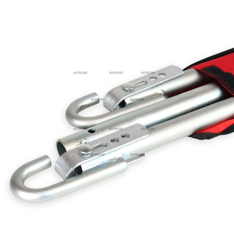 AMiO 2T Anhängerkupplung 180 cm – massiver Stahl, 3-teilig