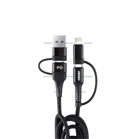 AMIO Universal-Lade- und Datenkabel – PD-Schnellladung