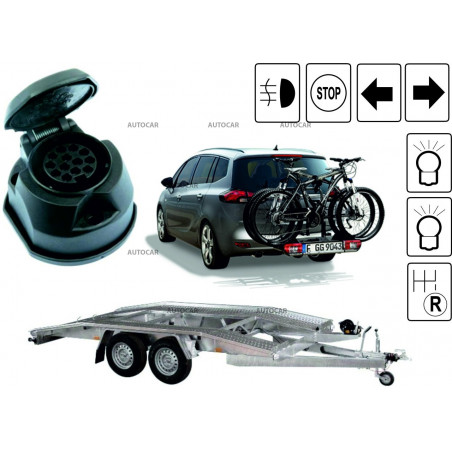13/8 PIN fahrzeugspezifisch E-Satz (mit Steuermodul) für Anhängerkupplungen - TOYOTA / SUZUKI - ohne Blinküberwachung