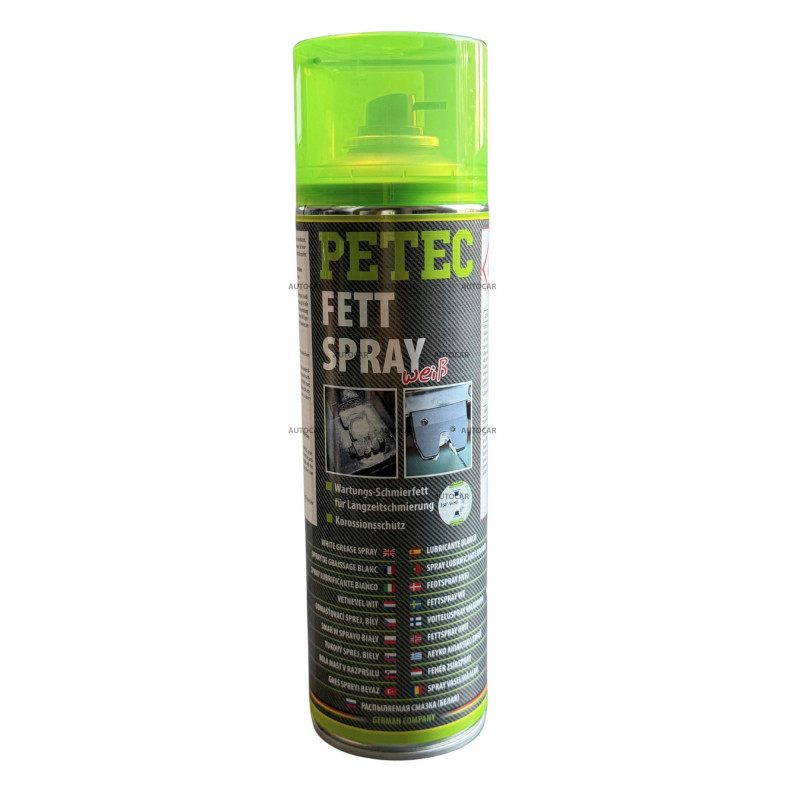 Weißes Fettspray