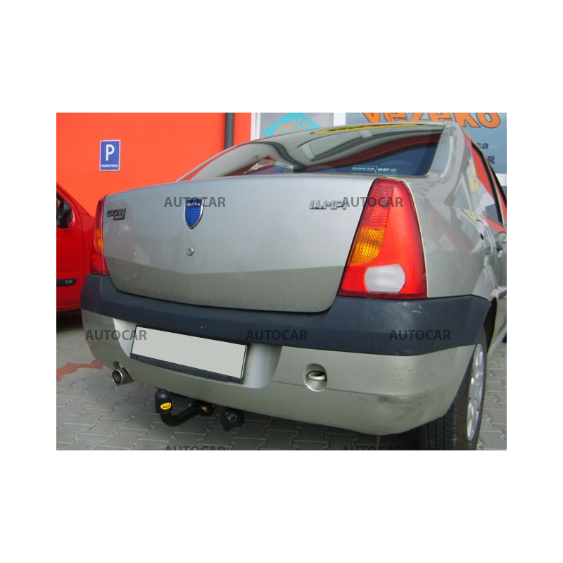 Anhängerkupplung für Dacia LOGAN - 4 tür. - manuall–AHK starr