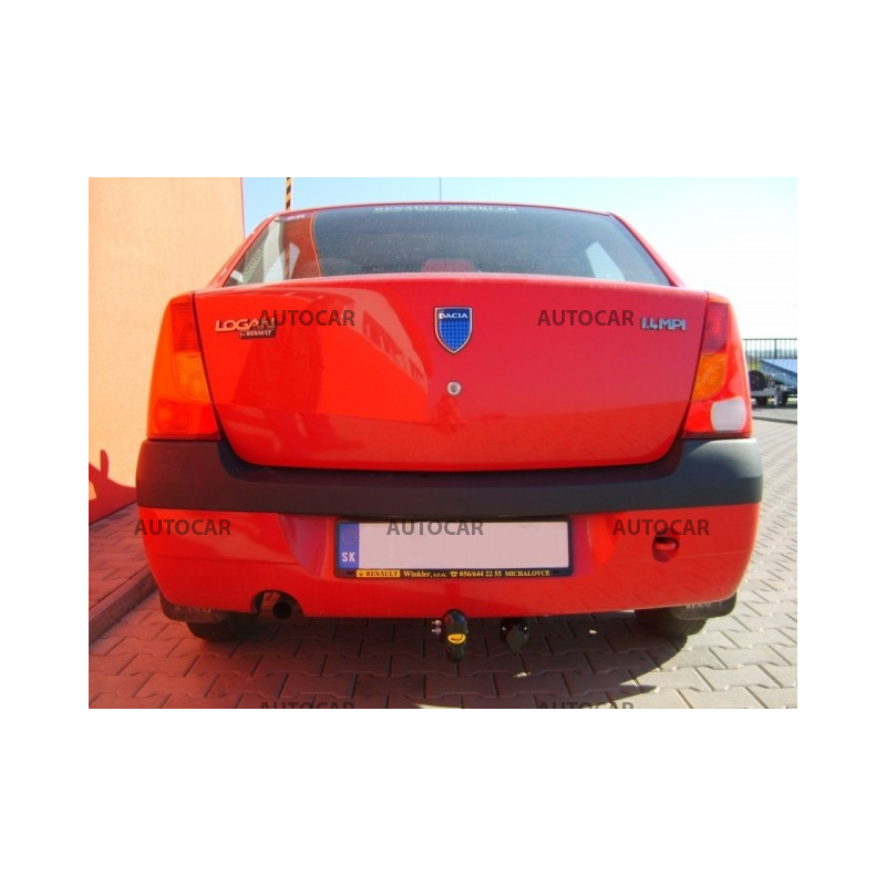 Anhängerkupplung für Dacia LOGAN - 4 tür. - manuall–AHK starr