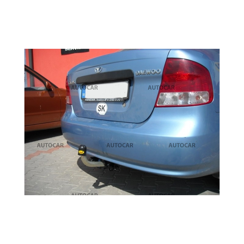 Anhängerkupplung für KALOS - 4-türig - automat–AHK abnehmbar - von 2002