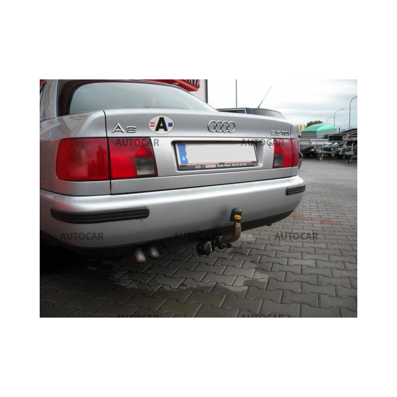 Anhängerkupplung für 100 - 4-türig ,Avant,Quattro, (4A, C4) - automat–AHK abnehmbar - von 1990/12 bis 1994/05
