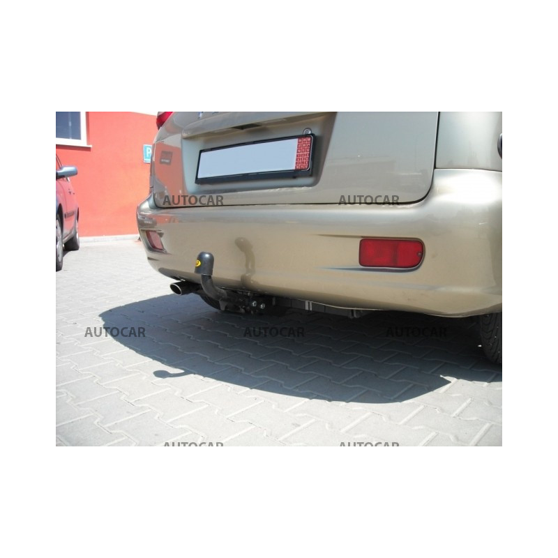 Anhängerkupplung für TACUMA / REZZO - 5-türig - manuell–AHK starr - von 2000