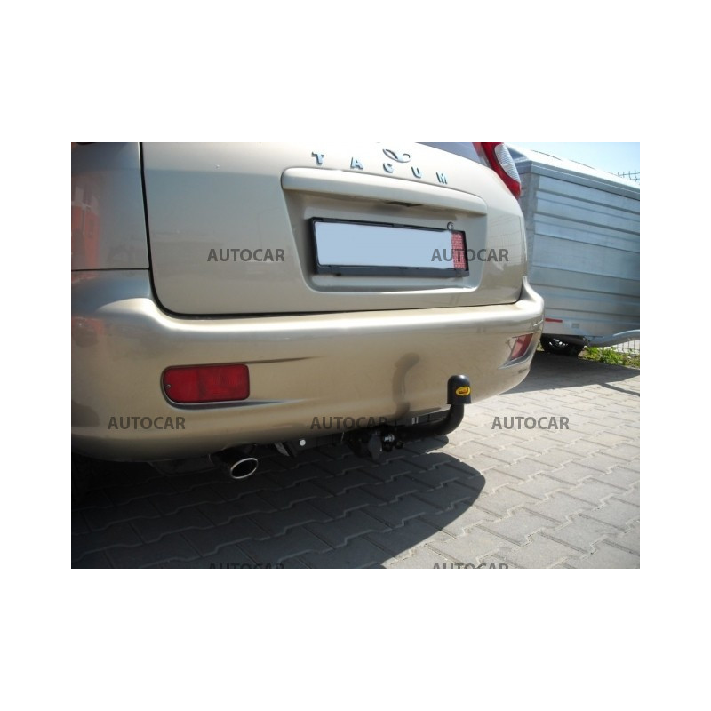 Anhängerkupplung für TACUMA / REZZO - 5-türig - manuell–AHK starr - von 2000