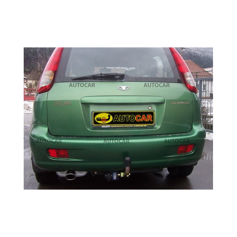 Anhängerkupplung für TACUMA / REZZO - 5-türig - manuell–AHK starr - von 2000