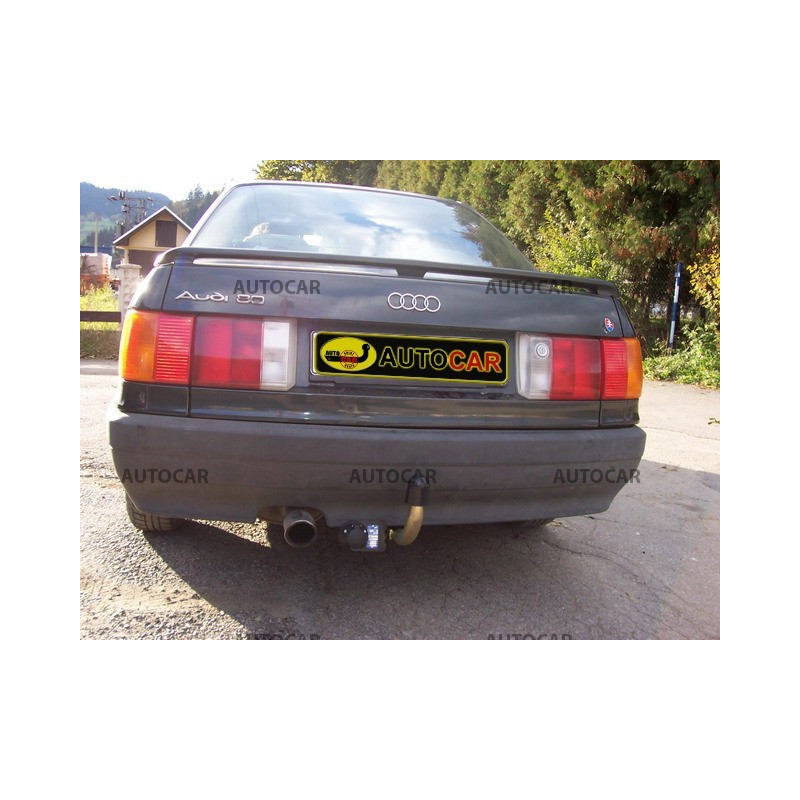 Anhängerkupplung für 80 - 4-türig, nie Quattro, (89, 89 Q, 8 A, B3) - manuell–AHK starr - von 1986/09 bis 1991/08