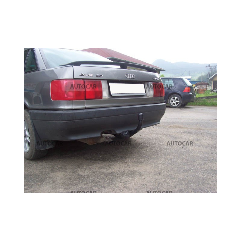 Anhängerkupplung für 80 - 4-türig, nie Quattro, (89, 89 Q, 8 A, B3) - manuell–AHK starr - von 1986/09 bis 1991/08