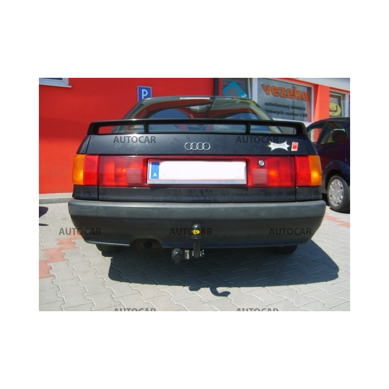 Anhängerkupplung für 80 - 4-türig, nie Quattro, (89, 89 Q, 8 A, B3) - manuell–AHK starr - von 1986/09 bis 1991/08