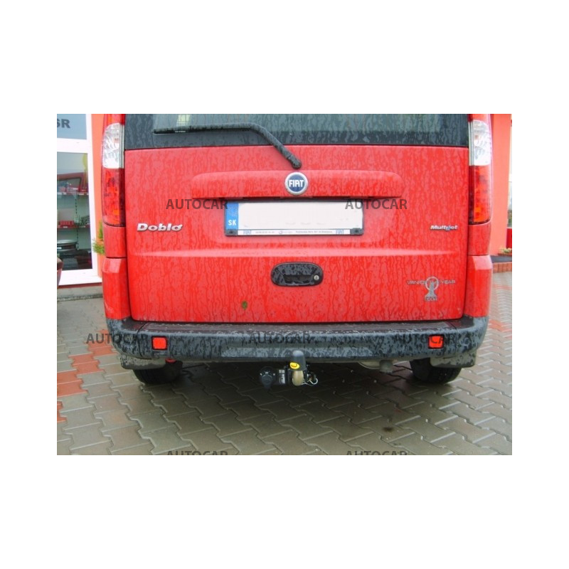 Anhängerkupplung für DOBLO - Pick Up, (119, 223) - automat–AHK abnehmbar - von 2000 bis 2009
