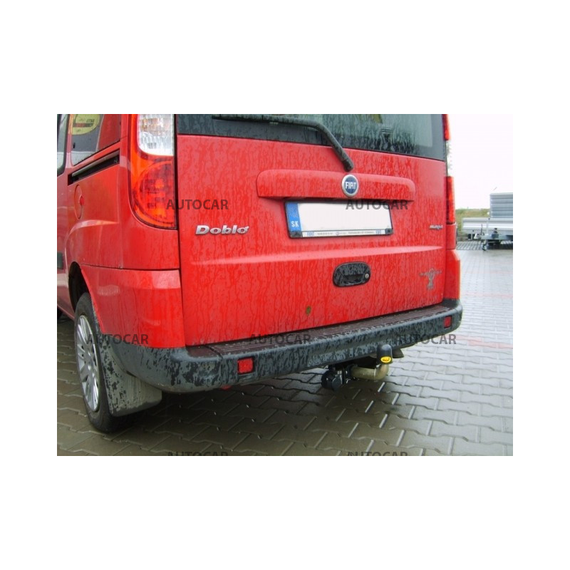 Anhängerkupplung für DOBLO - Pick Up, (119, 223) - automat–AHK abnehmbar - von 2000 bis 2009