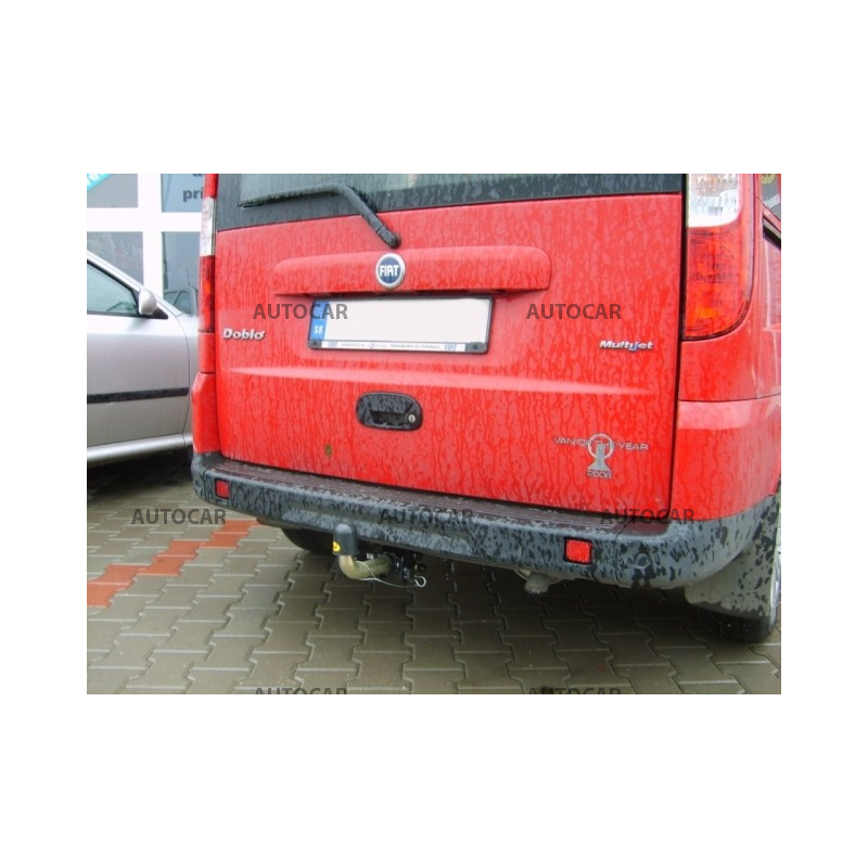 Anhängerkupplung für DOBLO - Pick Up, (119, 223) - automat–AHK abnehmbar - von 2000 bis 2009