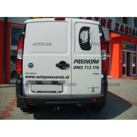 Anhängerkupplung für DOBLO - Pick Up, (119, 223) - automat–AHK abnehmbar - von 2000 bis 2009