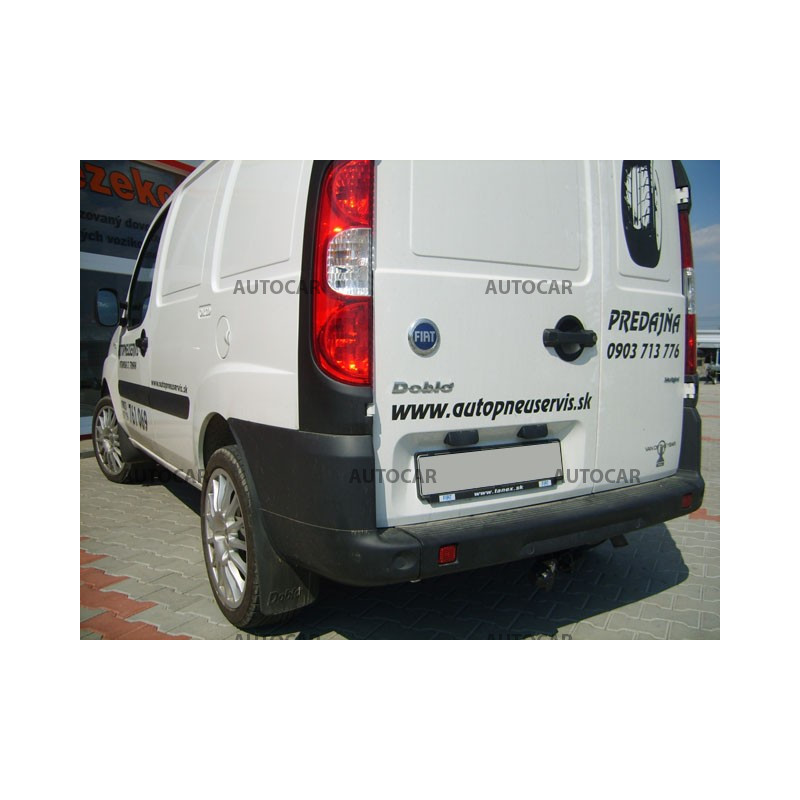 Anhängerkupplung für DOBLO - Pick Up, (119, 223) - automat–AHK abnehmbar - von 2000 bis 2009