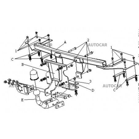 Anhängerkupplung für LINEA - - - automat–AHK abnehmbar - von 2007 Anhängerkupplung für LINEA - - - automat–AHK abnehmbar - von 2007