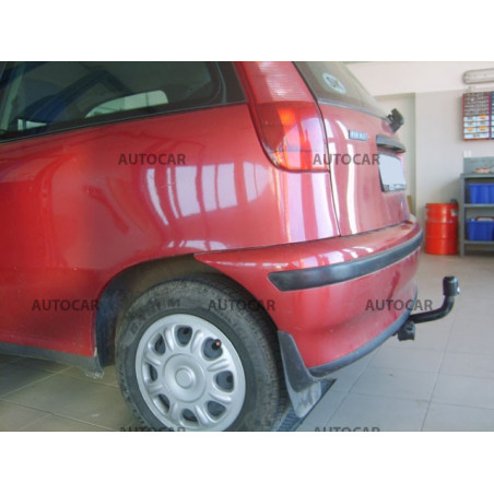 Anhängerkupplung für Fiat PUNTO - 3/5-türig., (188) - manuall–AHK starr -  von 1999/09 bis 2011 ☑️