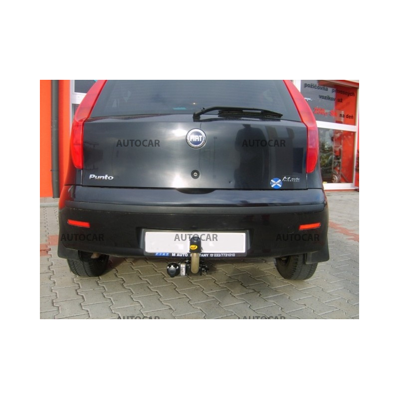 Anhängerkupplung für PUNTO - 3/5-türig, (188) - automat–AHK abnehmbar - von 1999/09