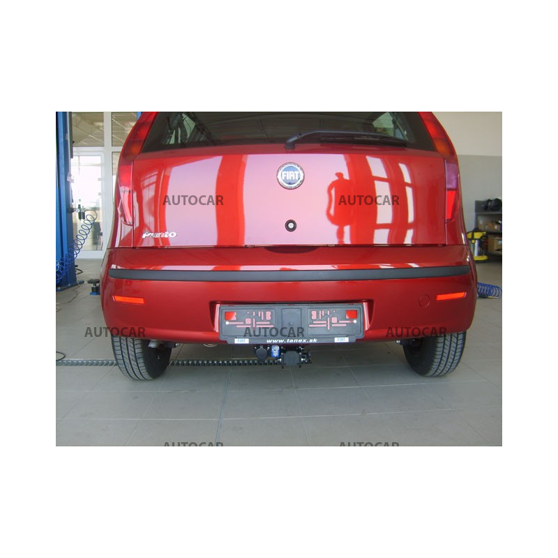 Anhängerkupplung für PUNTO - 3/5-türig, (188) - automat–AHK abnehmbar - von 1999/09