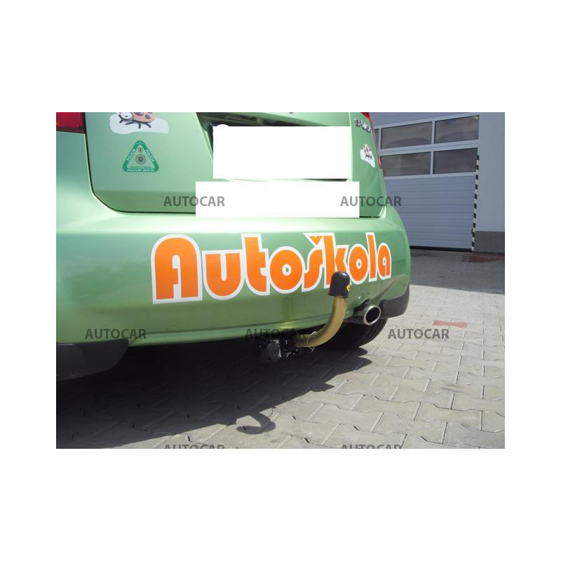 Anhängerkupplung für SPLASH - 5-türig - automat–AHK abnehmbar - von 2008