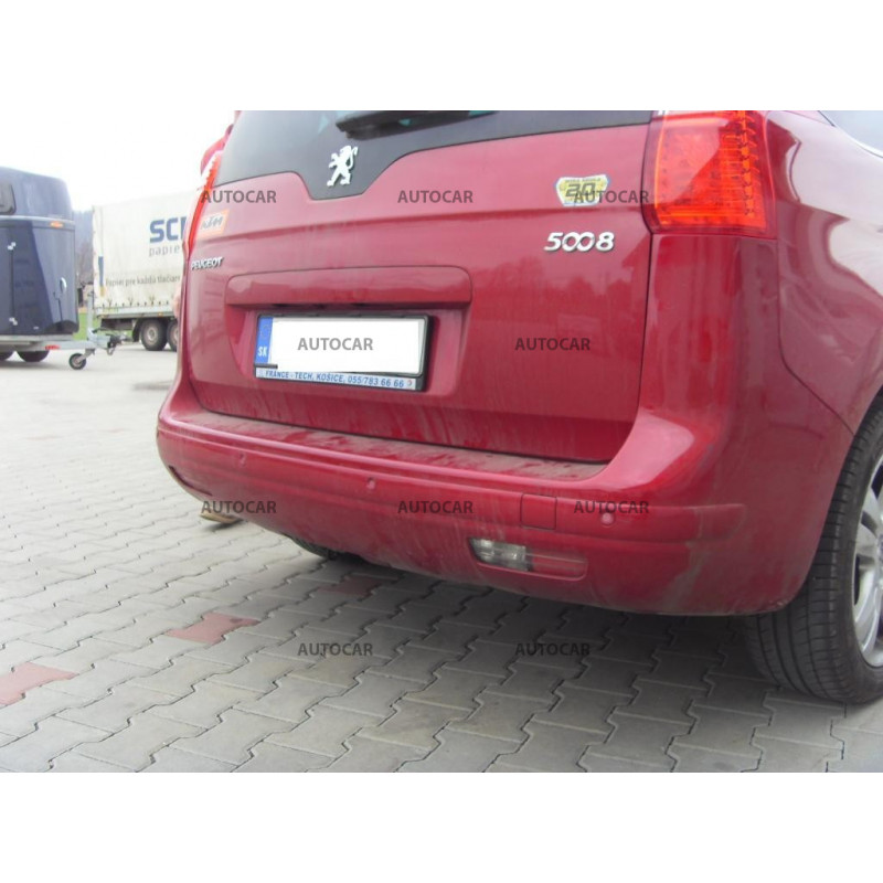 Anhängerkupplung für 5008 - 5-türig - automat vertikal–AHK abnehmbar - von 2009