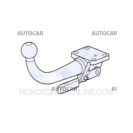 Anhängerkupplung für XF-Type - automat–AHK abnehmbar - von 2008