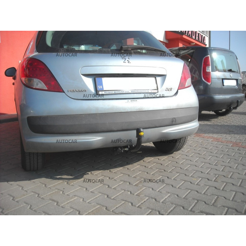 Anhängerkupplung für 207 - manuall–AHK starr - von 2006