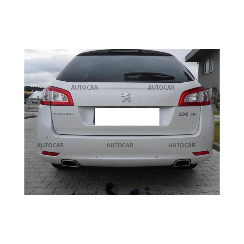 Anhängerkupplung für 508 - 4-türig - automat vertikal–AHK abnehmbar - von 03.2011/-