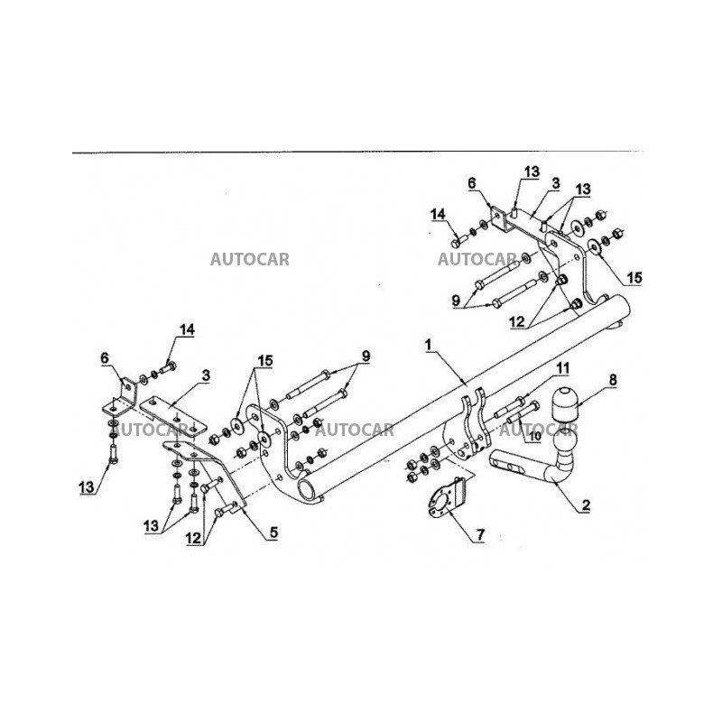 Anhängerkupplung für c4 aircross