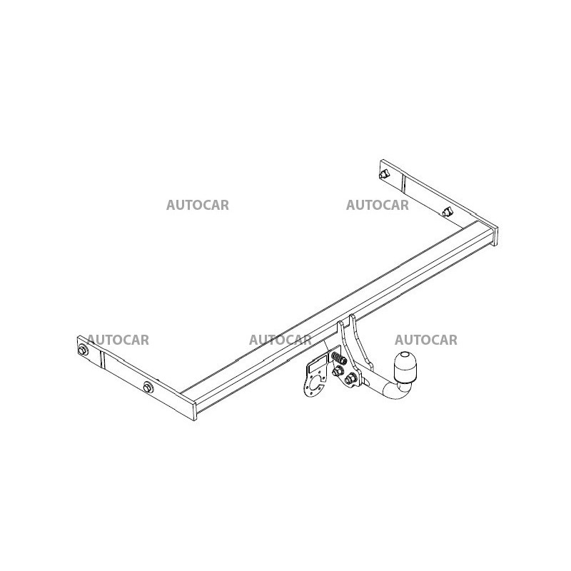 Anhängerkupplung für OCTAVIA - 5 -tür., Combi 4x4 - manuall–AHK starr - von 2004