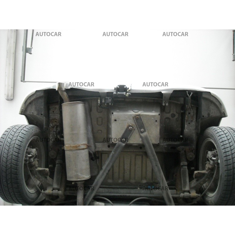 Anhängerkupplung für 206 - 3/5-türig. - automat–AHK abnehmbar - von 2003/07