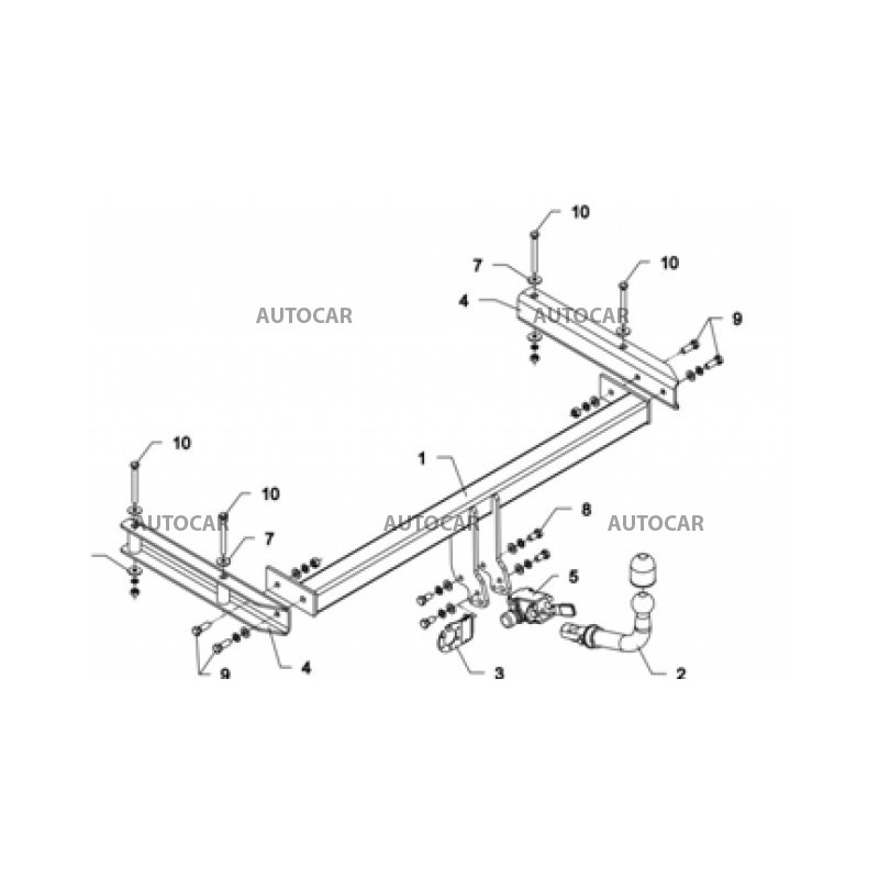 Anhängerkupplung für A 7 - 4-türig Avant,