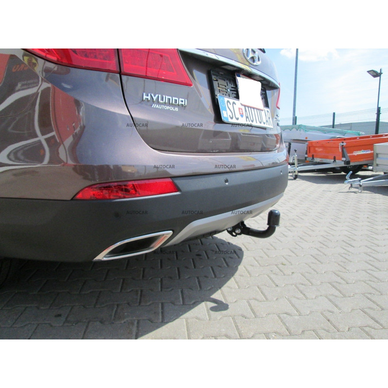 Anhängerkupplung für SANTA FE - 5-türig - manuall–AHK starr - von 08.2012/-