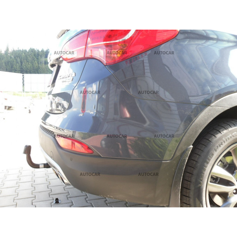 Anhängerkupplung für SantaFe -5 tur.,- automat vertikal–AHK abnehmbar - von 08.2012/-/-