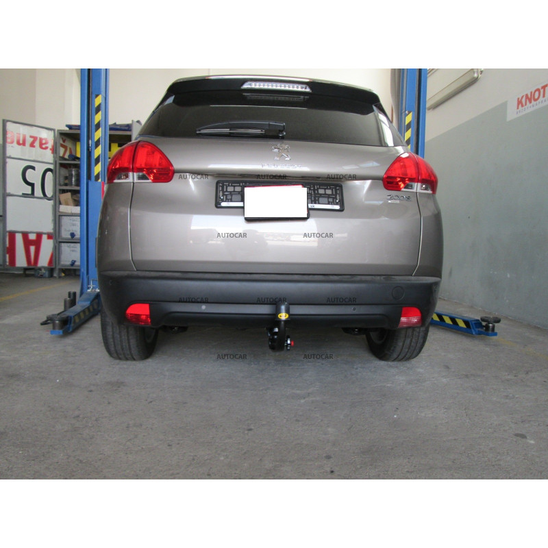 Anhängerkupplung für Peugeot 2008 - automat–AHK vertikal abnehmbar