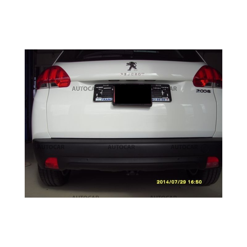 Anhängerkupplung für Peugeot 2008 - automat–AHK vertikal abnehmbar