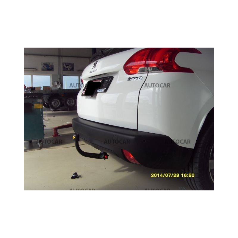 Anhängerkupplung für Peugeot 2008 - automat–AHK vertikal abnehmbar