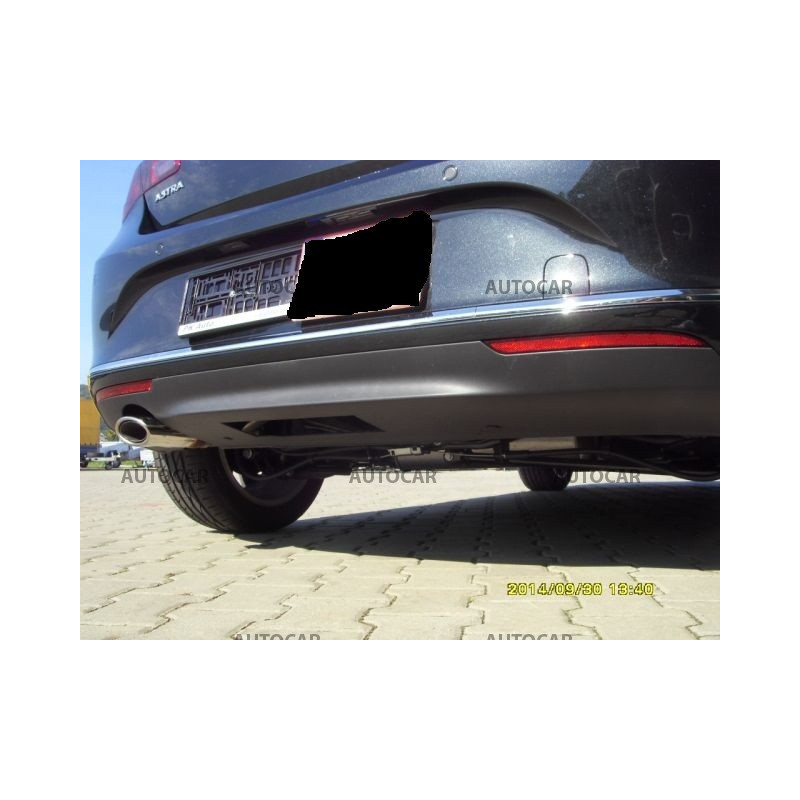 Anhängerkupplung für Opel ASTRA J - "J" - automat–AHK vertikal abnehmbar