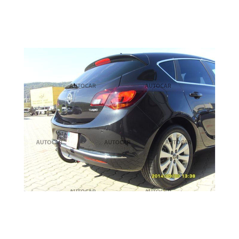 Anhängerkupplung für Opel ASTRA J - "J" - automat–AHK vertikal abnehmbar