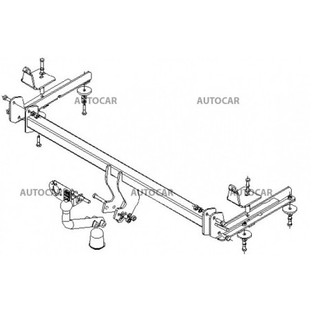 Anhängerkupplung für ACCORD - 4/5-türig (CC, CE, CF) - automat–AHK abnehmbar - von 1993 bis 1998/10 Anhängerkupplung für ACCORD - 4/5-türig (CC, CE, CF) - automat–AHK abnehmbar - von 1993 bis 1998/10